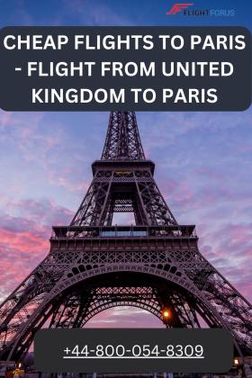 Cheap Flights to Paris - Flight from United Kingdom to Paris