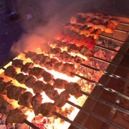 Commercial Charcoal Kebab Grill - 60