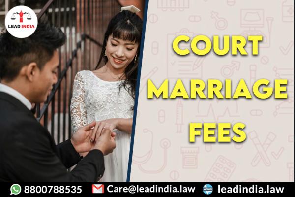 Court Marriage Fees