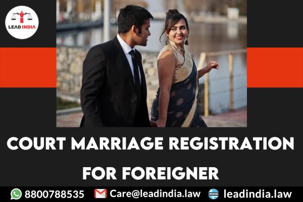 court marriage registration for foreigner