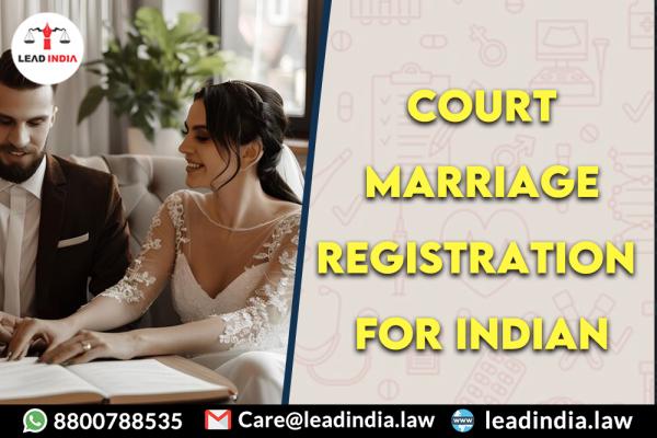 court marriage registration  for indian