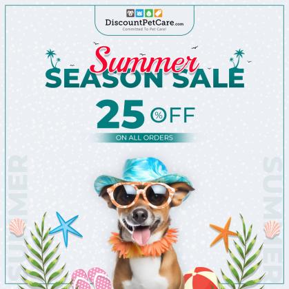 DiscountPetCare's Summer Sale: Save 25% on Pet Care + Free Shipping!