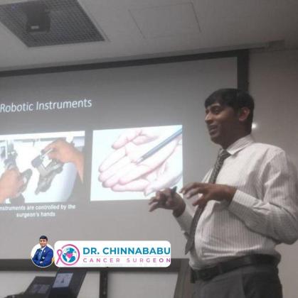 Dr Chinnababu Sunkavalli best robotic surgical oncologist in Hyderabad