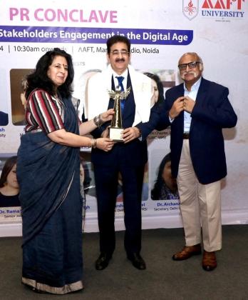 Dr. Sandeep Marwah Honored by Delhi Chapter of Public Relations Society of India