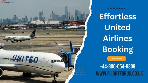 Effortless United Airlines Booking | +44-800-054-8309 | England