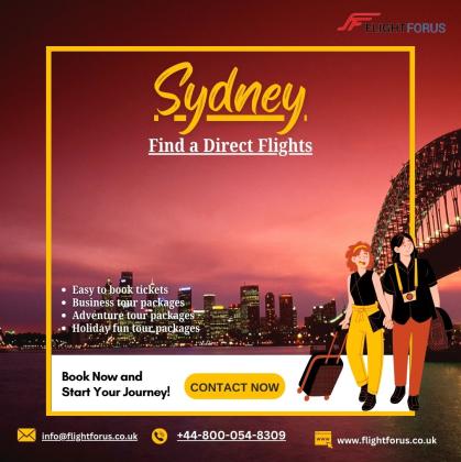 Find a Direct Flights to Sydney | +44-800-054-8309 | FlightForUS