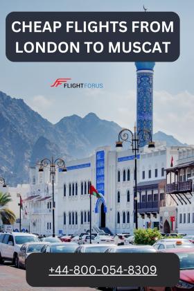 Find Cheap Flights from London to Muscat with FlightForUS