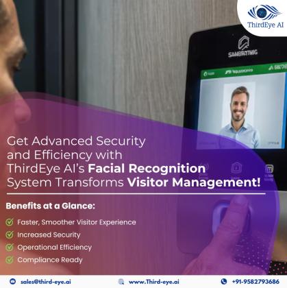 Get Advanced Security and Efficiency with ThirdEye AI’s Facial Recognition System Transforms Visitor Management
