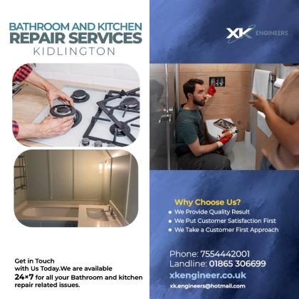 Get High-Quality Bathroom And Kitchen Repair Services in Kidlington
