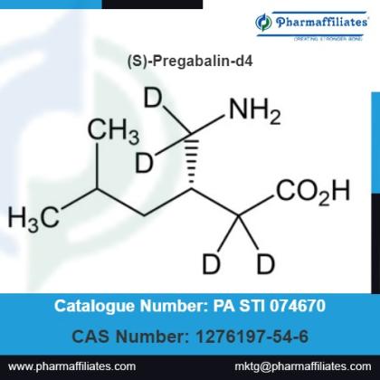 High-Purity (S)-Pregabalin-d4 for Research | Pharmaffiliates