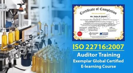 Online ISO 22716 Auditor Training Course