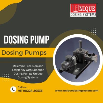 Optimize Your Operations with Precision Dosing Pump Solutions Unique Dosing Systems