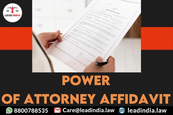 power of attorney affidavit | top law firm | lead india