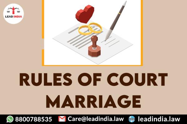 Rules Of Court Marriage