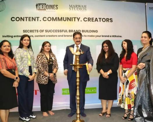 Sandeep Marwah Inaugurates Session on Content, Community, and Creators with HERoines Women Organization