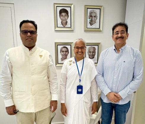 Sandeep Marwah Invited by World Spiritual Centre of Brahma Kumaris in New York
