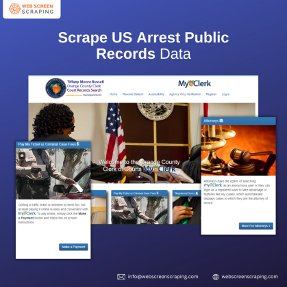Scrape US Arrest Public Records – US Arrest Public Records Data Scraping