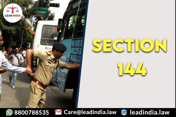 section 144 | top law firm | lead india