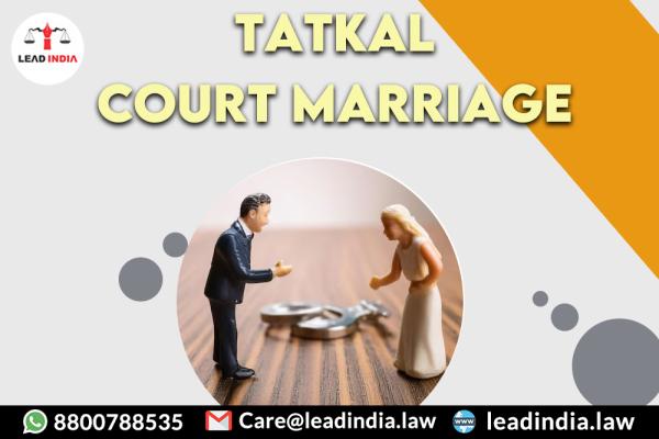 Tatkal Court Marriage