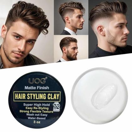 UOG Hair Styling Clay: The Best Hair Clay for Men’s Natural, Matte Finish