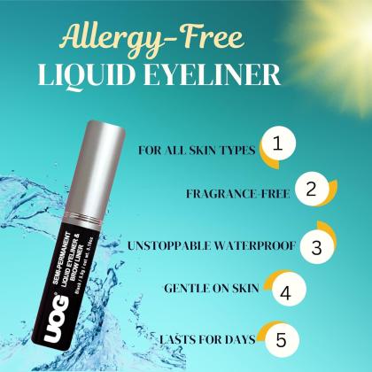 UOG Liquid Eyeliner: The Best Waterproof Liquid Eyeliner for Long-Lasting Precision