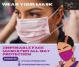 Comfortable 3D Disposable Face Masks For All-Day Protection