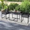 Dine al fresco with our stylish 3-piece outdoor dining set – perfect for cozy gatherings.