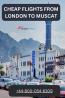 Find Cheap Flights from London to Muscat with FlightForUS