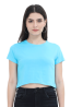 Indian Plain Crop Top with No Brand tag