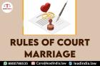 Rules Of Court Marriage