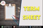 term sheet | top law firm | lead india