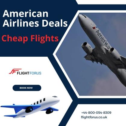 American Airlines Deals & Cheap Flights | +44-800-054-8309 for AA Flight Details!