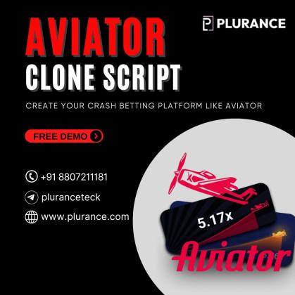 Aviator Clone Script - Sky level victory in your crash betting business