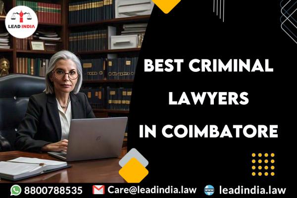 Best criminal lawyers in coimbatore