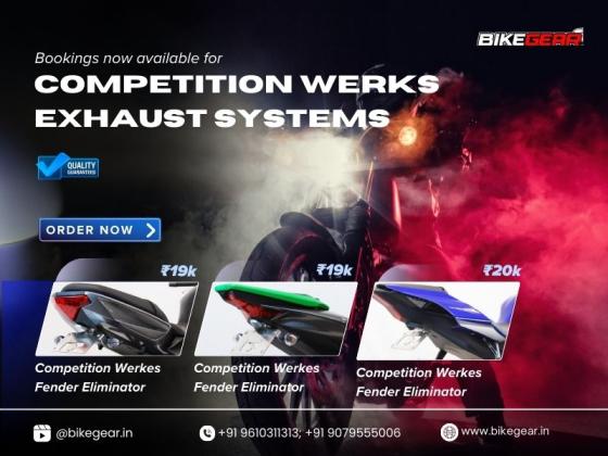 Bookings now available for competition Werks exhaust systems