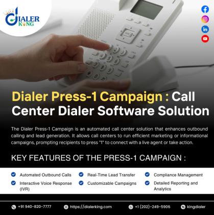 Boost Your Business with Dialer Press-1 Campaign