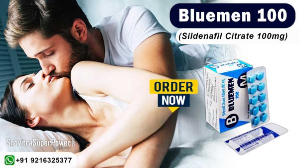 Buy Online Bluemen 100mg (Sildenafil Citrate 100mg)