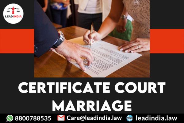 certificate court marriage