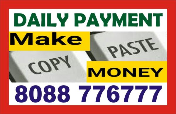 Copy paste jobs daily payout | How to make income from home | 2060