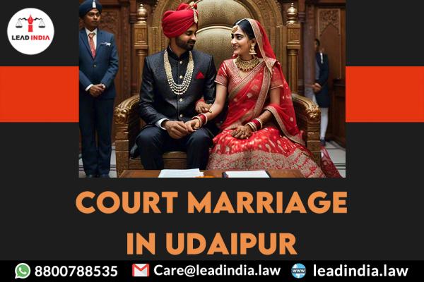 Court Marriage In Udaipur Lead India