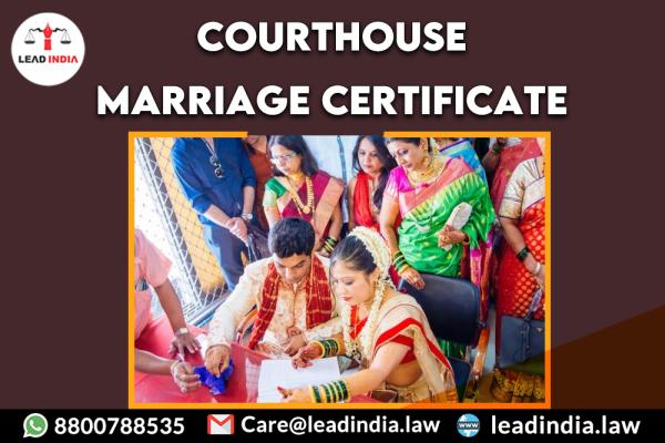 courthouse marriage certificate