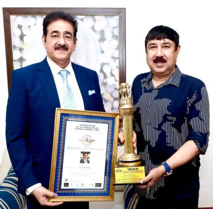 Dr. Sandeep Marwah Honored with Bharat Ratan Dr. Abdul Kalam Global Award 2024 for World Peace