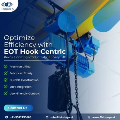 Enhance Operational Efficiency with ThirdEye AI EOT Hook Centric Solution & Precision Lifting for Maximum Performance