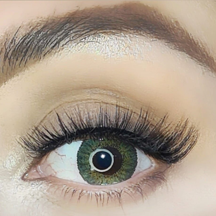 Enhance Your Look with Mesmerizing Jade Green Coloured Contact Lenses