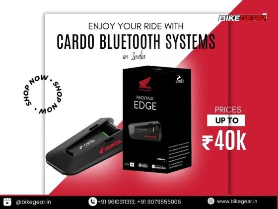 Enjoy your ride with cardo bluetooth systems in India
