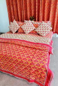 Hand Block Printed Indian Quilts: Buy Unique Quilts Online