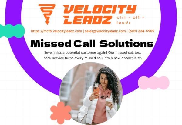 Increase Bookings with 30% Off on our Missed Call Text Back Service!