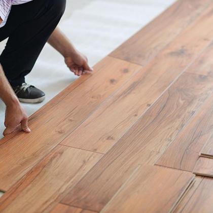 Laying Wood Floor New Palestine 