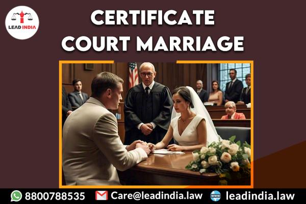 Lead india | certificate court marriage