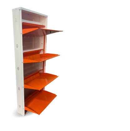 Lexma metal wall mounted shoe rack with locking system